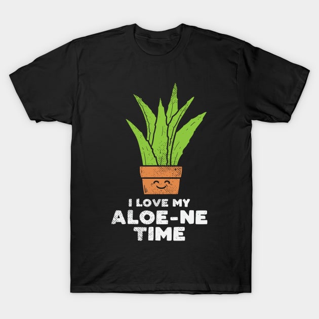 Introvert - I Love My Aloe-ne Time T-Shirt by Fresan